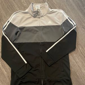 EUC adidas boys zip up